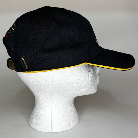 Pennzoil Racing Central Oil And Supply Adjustable Strapback Black Yellow Hat - Picture 5 of 15